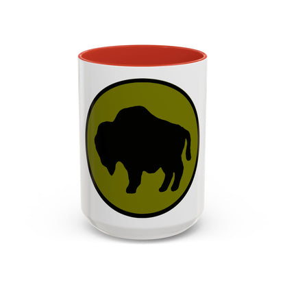 US 92nd Infantry Division (U.S. Army) Accent Coffee Mug