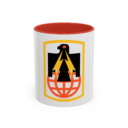 11th Signal Brigade (U.S. Army) Accent Coffee Mug