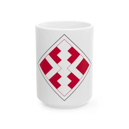 411th Engineer Brigade (U.S. Army) White Coffee Mug 15oz - Go Mug Yourself