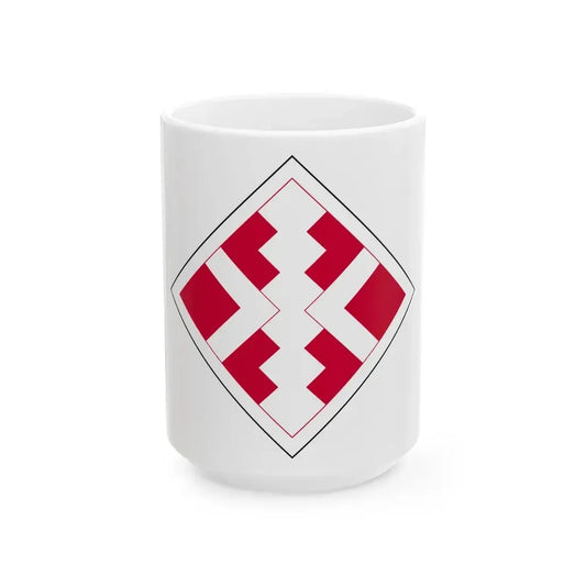 411th Engineer Brigade (U.S. Army) White Coffee Mug 15oz - Go Mug Yourself
