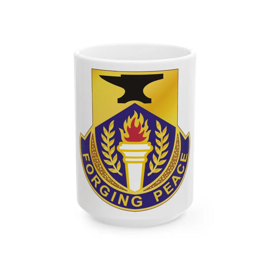 412 Civil Affairs Battalion (U.S. Army) White Coffee Mug-15oz-Go Mug Yourself