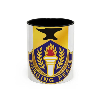 412 Civil Affairs Battalion (U.S. Army) Accent Coffee Mug 11oz Black - Go Mug Yourself