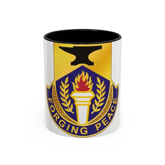 412 Civil Affairs Battalion (U.S. Army) Accent Coffee Mug 11oz Black - Go Mug Yourself