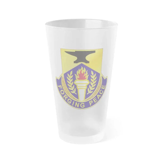 412 Civil Affairs Battalion (U.S. Army) Frosted Pint Glass 16oz Default Title - Go Mug Yourself