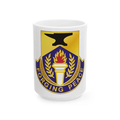 412 Civil Affairs Battalion (U.S. Army) White Coffee Mug 15oz - Go Mug Yourself