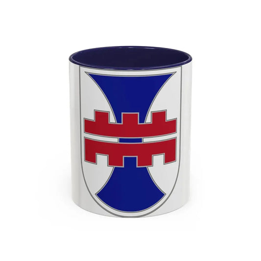 412 Engineer Command (U.S. Army) Accent Coffee Mug 11oz Navy - Go Mug Yourself