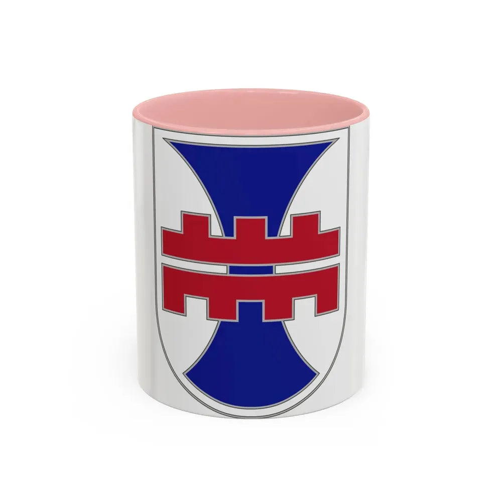 412 Engineer Command (U.S. Army) Accent Coffee Mug 11oz Pink - Go Mug Yourself