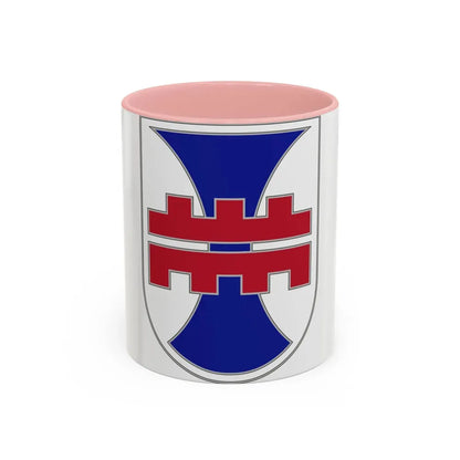 412 Engineer Command (U.S. Army) Accent Coffee Mug 11oz Pink - Go Mug Yourself