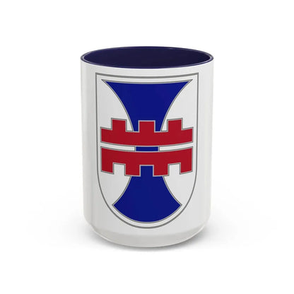 412 Engineer Command (U.S. Army) Accent Coffee Mug 15oz Navy - Go Mug Yourself