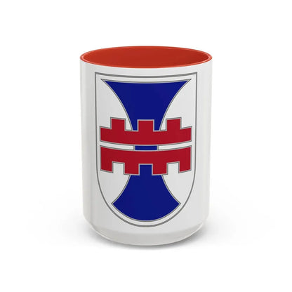 412 Engineer Command (U.S. Army) Accent Coffee Mug 15oz Red - Go Mug Yourself
