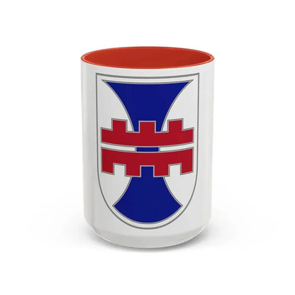 412 Engineer Command (U.S. Army) Accent Coffee Mug 15oz Red - Go Mug Yourself