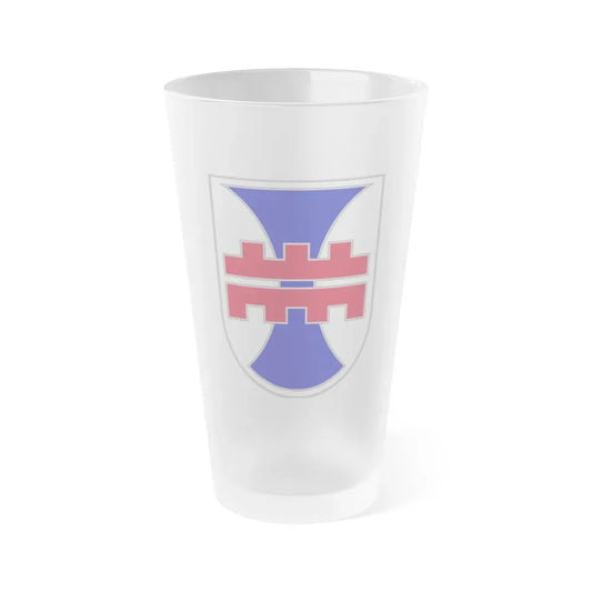 412 Engineer Command (U.S. Army) Frosted Pint Glass 16oz Default Title - Go Mug Yourself