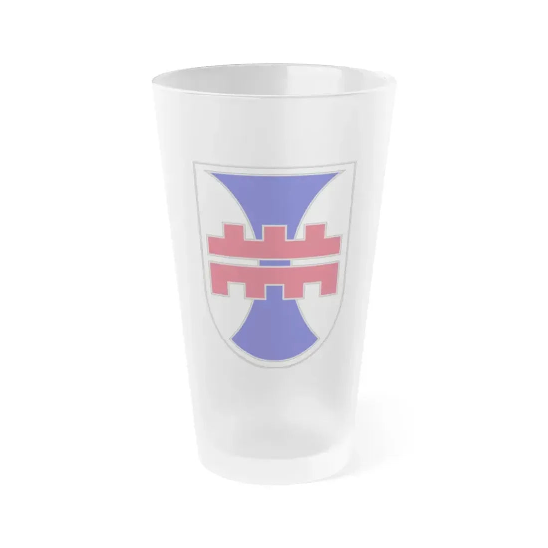 412 Engineer Command (U.S. Army) Frosted Pint Glass 16oz Default Title - Go Mug Yourself
