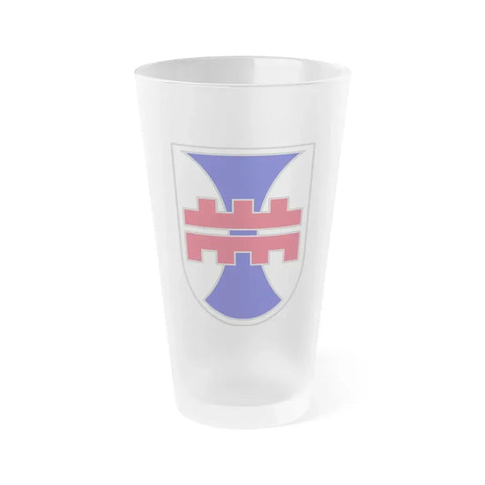 412 Engineer Command (U.S. Army) Frosted Pint Glass 16oz Default Title - Go Mug Yourself