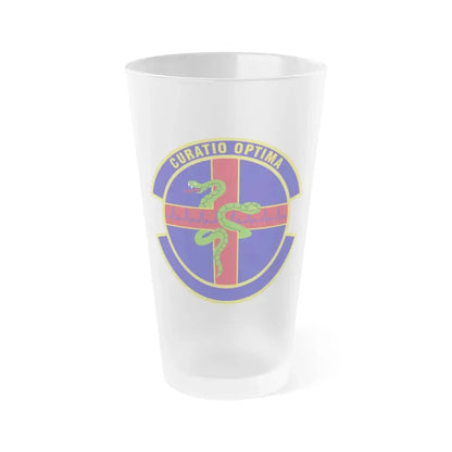 412 Healthcare Operations Squadron AFMC (U.S. Air Force) Frosted Pint Glass 16oz 16oz Frosted - Go Mug Yourself