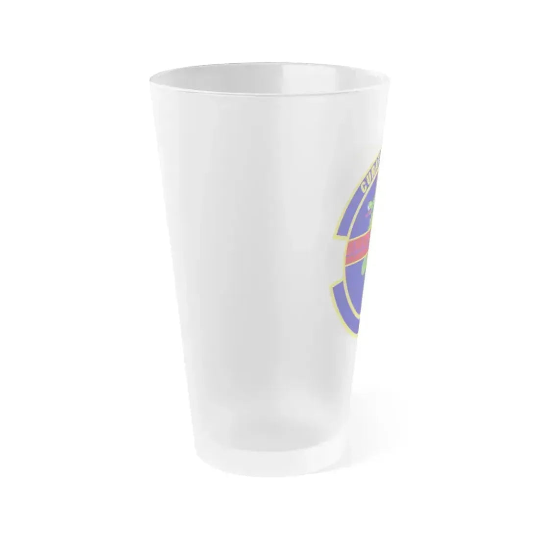 412 Healthcare Operations Squadron AFMC (U.S. Air Force) Frosted Pint Glass 16oz - Go Mug Yourself
