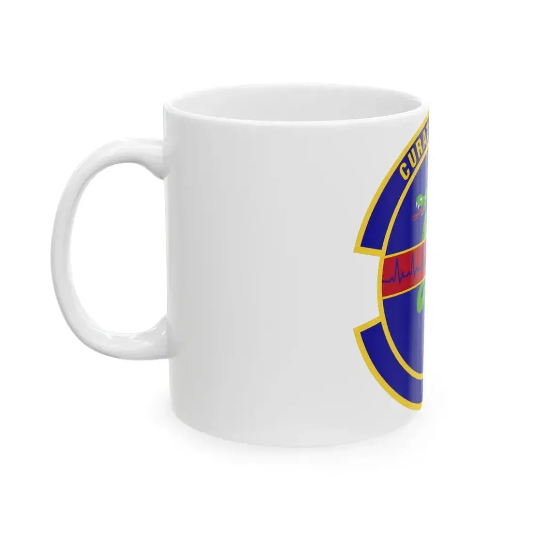 412 Healthcare Operations Squadron AFMC (U.S. Air Force) White Coffee Mug - Go Mug Yourself