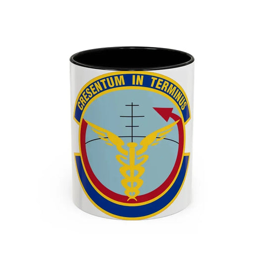 412 Operational Medical Readiness Squadron AFMC (U.S. Air Force) Accent Coffee Mug 11oz Black - Go Mug Yourself