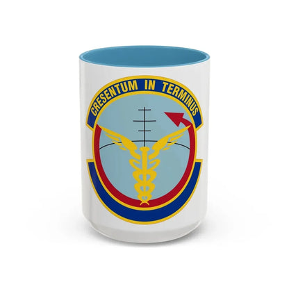 412 Operational Medical Readiness Squadron AFMC (U.S. Air Force) Accent Coffee Mug 15oz Light Blue - Go Mug Yourself