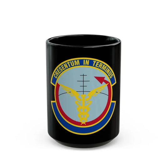 412 Operational Medical Readiness Squadron AFMC (U.S. Air Force) Black Coffee Mug 15oz - Go Mug Yourself