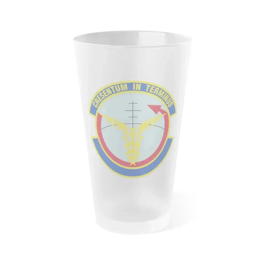 412 Operational Medical Readiness Squadron AFMC (U.S. Air Force) Frosted Pint Glass 16oz 16oz Frosted - Go Mug Yourself