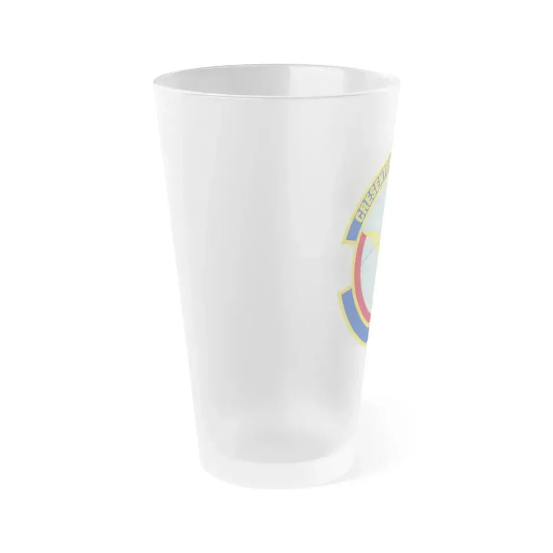 412 Operational Medical Readiness Squadron AFMC (U.S. Air Force) Frosted Pint Glass 16oz - Go Mug Yourself