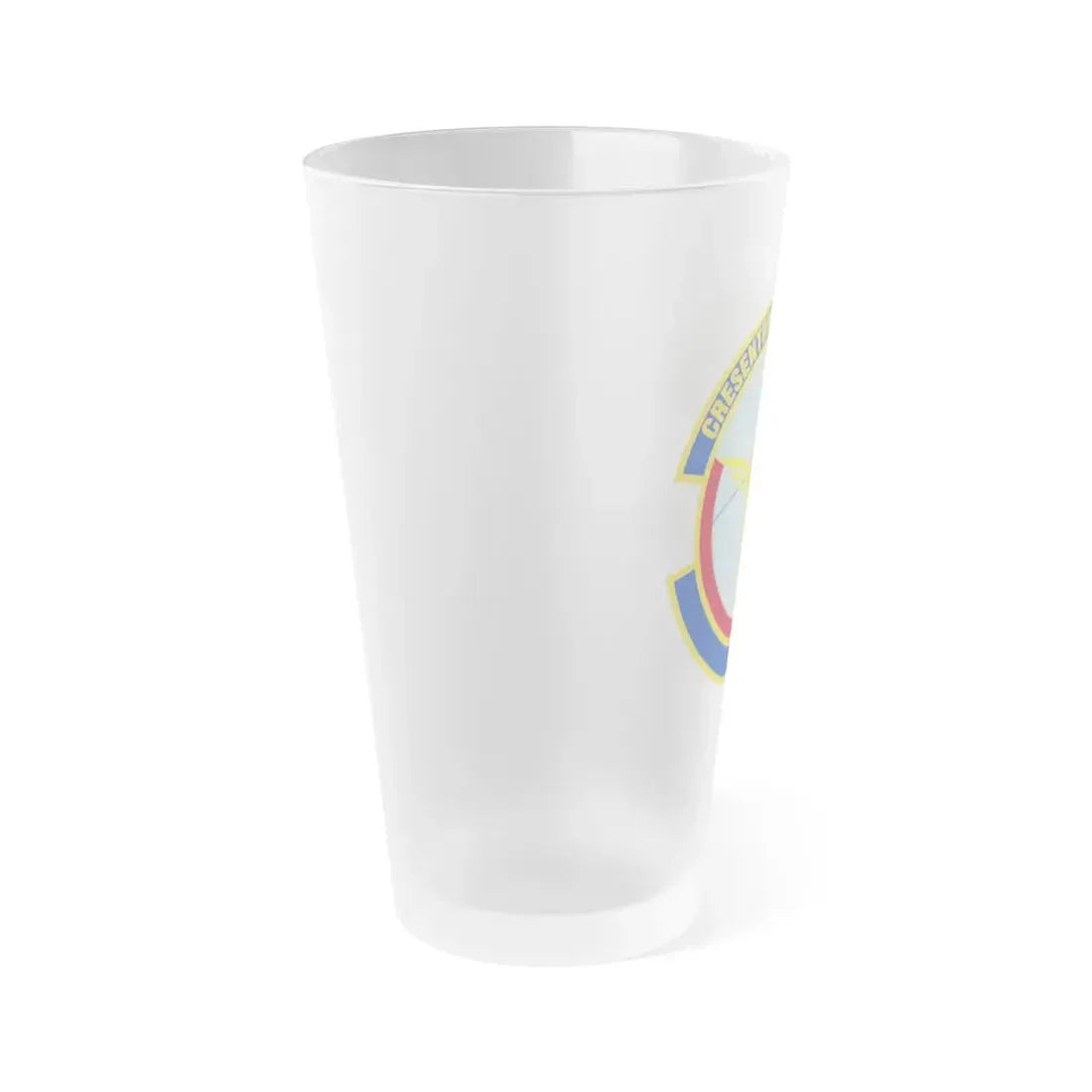 412 Operational Medical Readiness Squadron AFMC (U.S. Air Force) Frosted Pint Glass 16oz - Go Mug Yourself