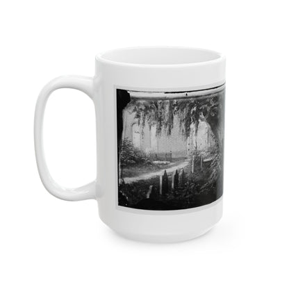 Churchyard With Graves (U.S. Civil War) White Coffee Mug