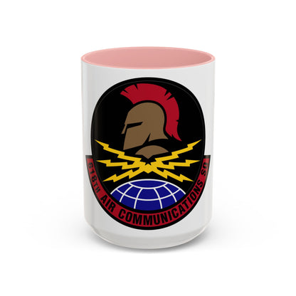 618 Air Communications Squadron AMC (U.S. Air Force) Accent Coffee Mug