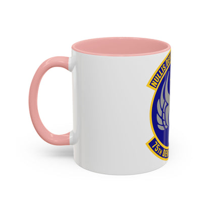 Tasse à café décorative du 75e escadron dentaire (US Air Force)