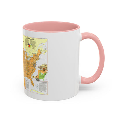 North America - Native American Heritage (1991) (Map) Accent Coffee Mug