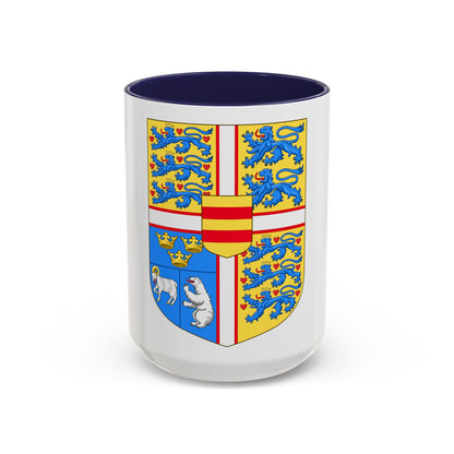 Royal arms of Denmark - Accent Coffee Mug