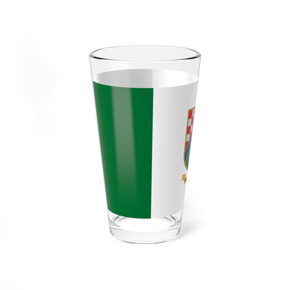Flag of Fityehaz (Hungary) Pint Glass 16oz