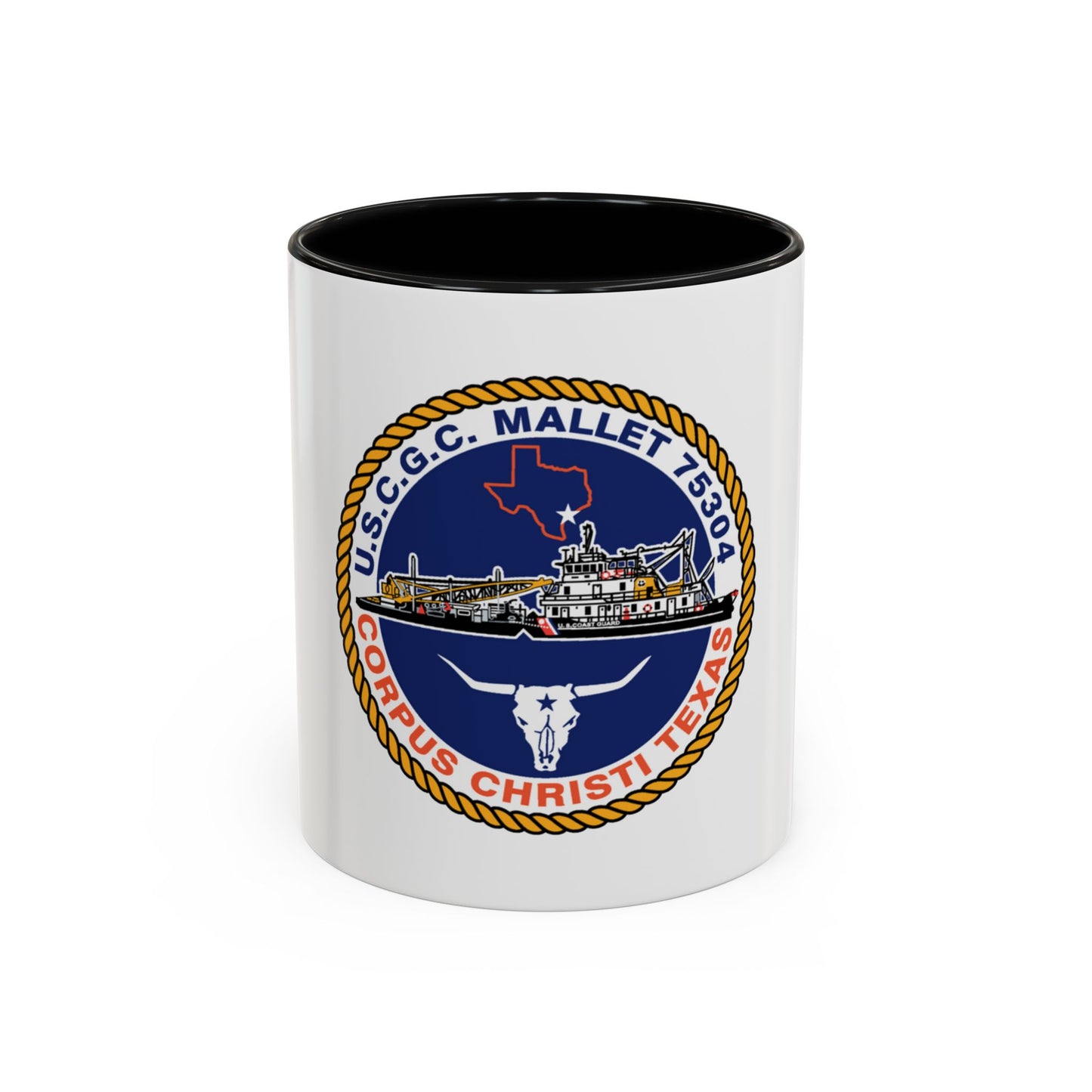 USCGC Mallet 75304 (U.S. Coast Guard) Accent Coffee Mug