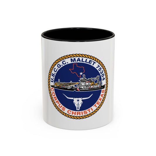 USCGC Mallet 75304 (U.S. Coast Guard) Accent Coffee Mug