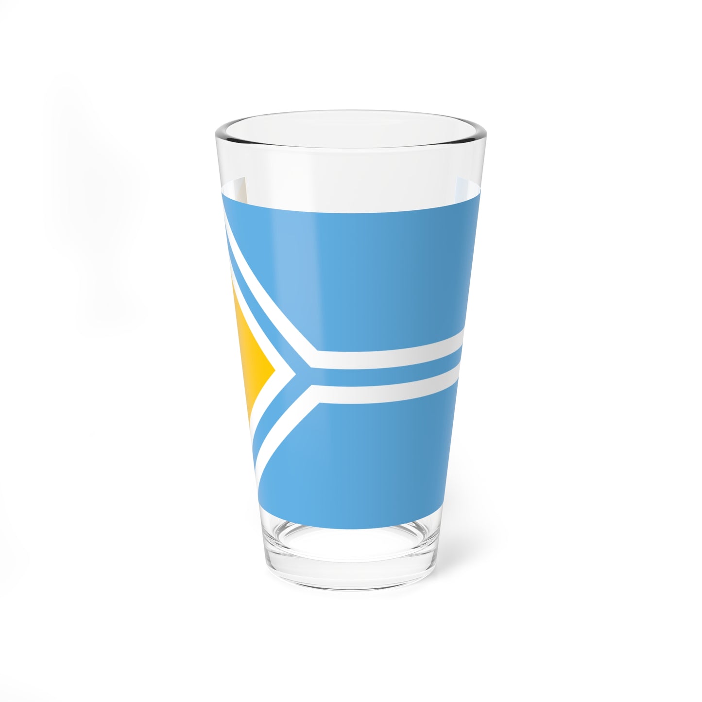 Flag of Tuva (Russia) Pint Glass 16oz