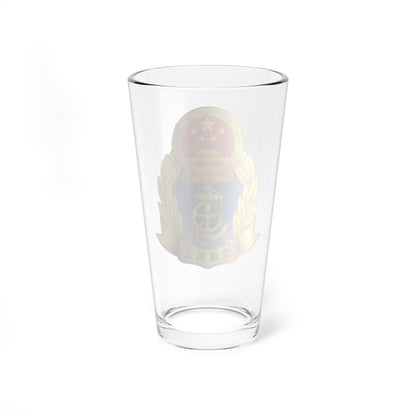 Traffic law enforcement signs of the P.R.China (China) (Coat of Arms) Pint Glass 16oz