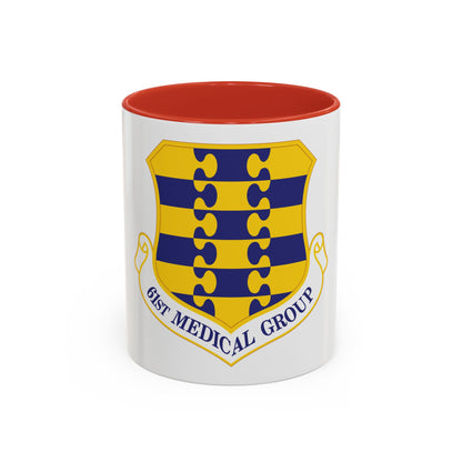 61st Medical Group (U.S. Air Force) Accent Coffee Mug