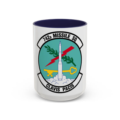 742 Missile Squadron AFGSC (U.S. Air Force) Accent Coffee Mug