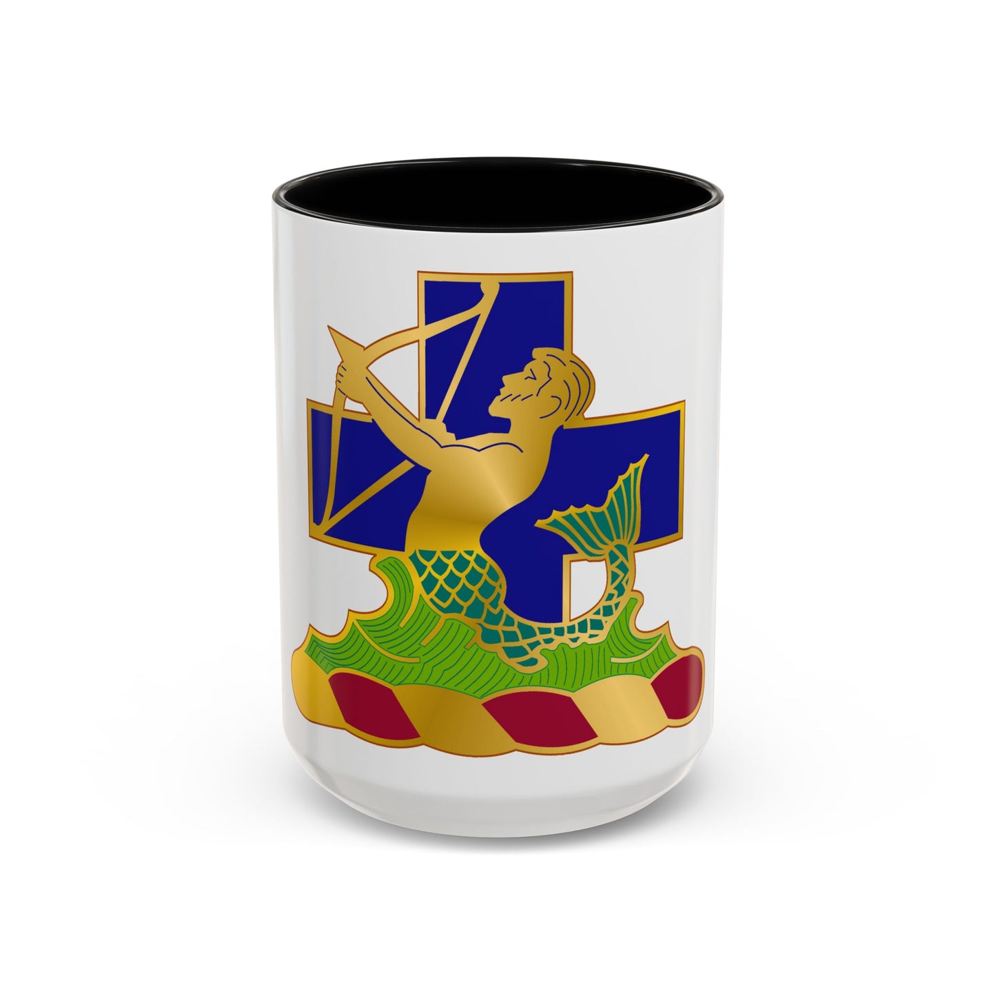 10th Antiaircraft Artillery Automatic Weapons Battalion (U.S. Army) Accent Coffee Mug
