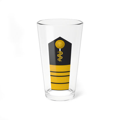 MDS 52b Flottillenarzt San HM L (Military Rank) Pint Glass 16oz