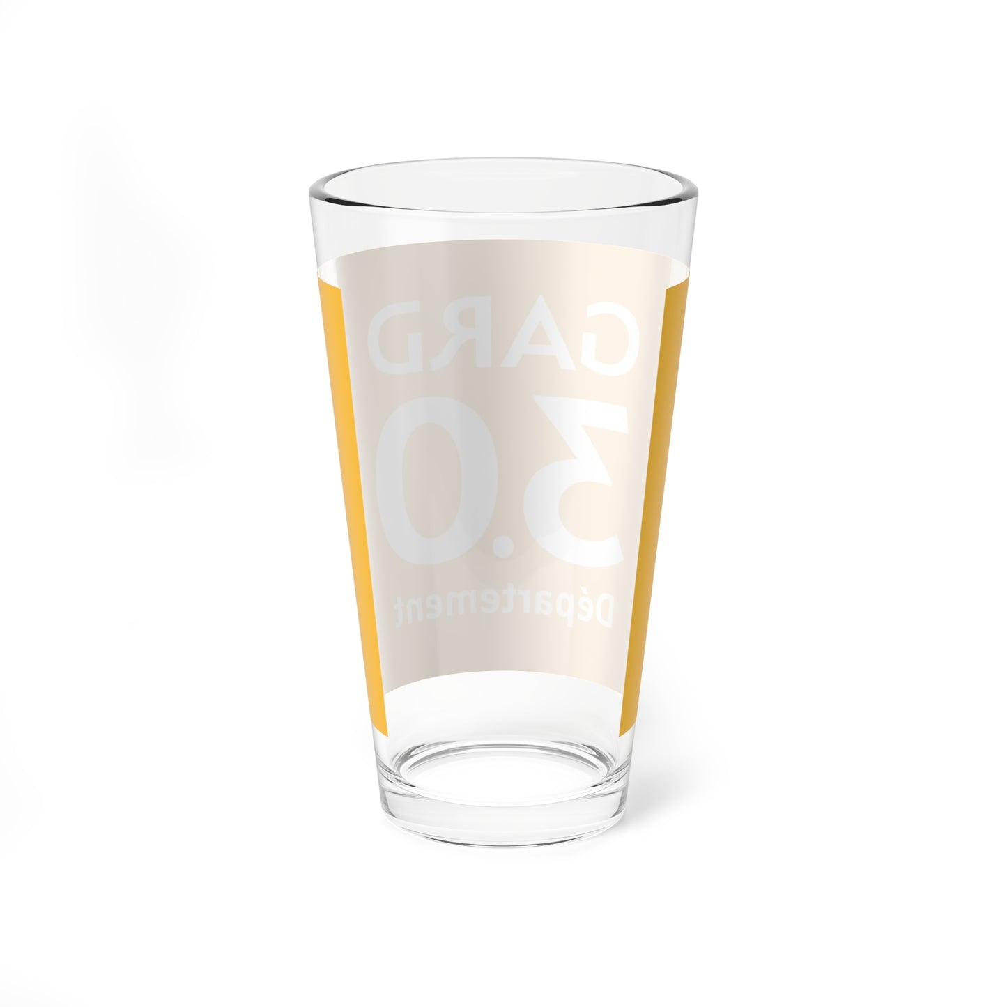 Flag of the Department of Gard (France) Pint Glass 16oz