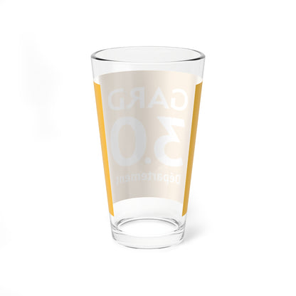 Flag of the Department of Gard (France) Pint Glass 16oz