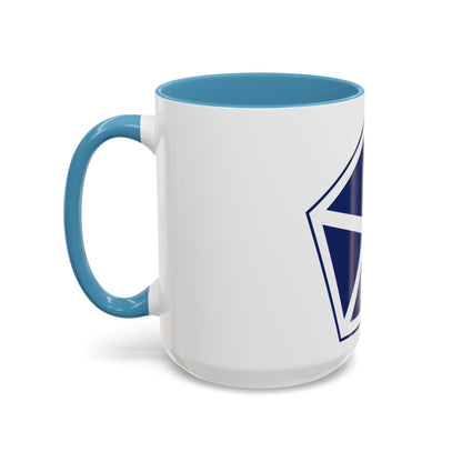 V Corps United States (U.S. Army) Accent Coffee Mug