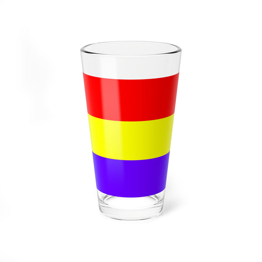 Flag of budapest (Hungary) Pint Glass 16oz
