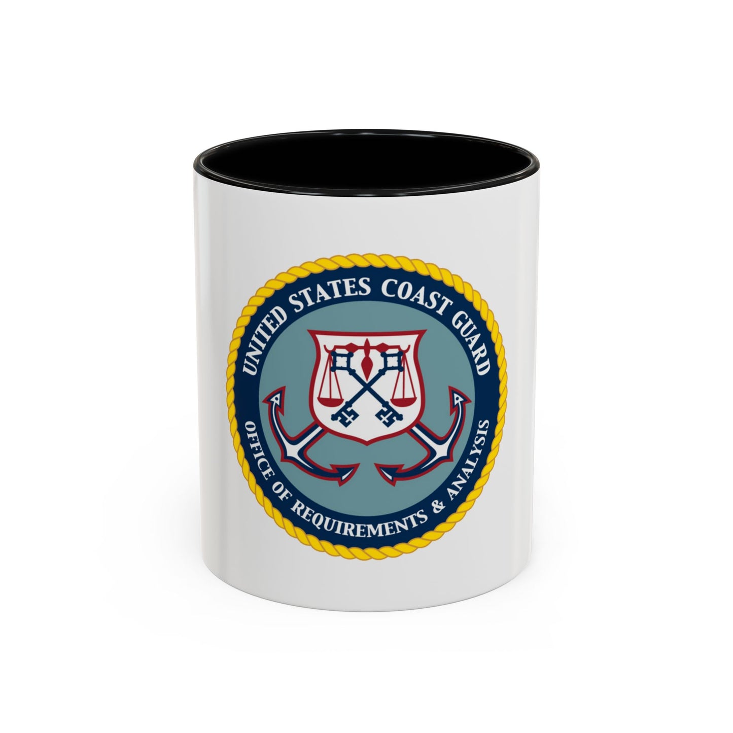 USCG Office of Requirements & Analysis (U.S. Coast Guard) Accent Coffee Mug