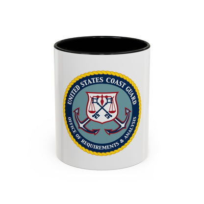 USCG Office of Requirements & Analysis (U.S. Coast Guard) Accent Coffee Mug