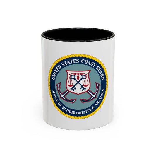 USCG Office of Requirements & Analysis (U.S. Coast Guard) Accent Coffee Mug