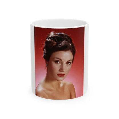 Jane Seymour #79 (Vintage Female Icon) White Coffee Mug-11oz-Go Mug Yourself