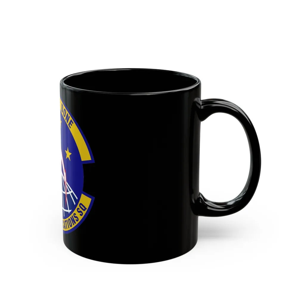 412th Communications Squadron (U.S. Air Force) Black Coffee Mug-Go Mug Yourself